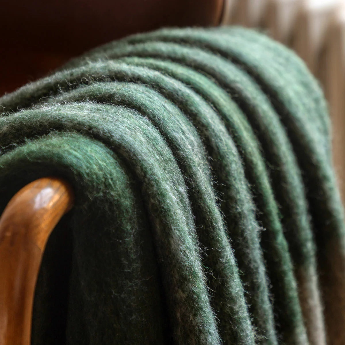Gallery Heritage Check Faux Mohair Throw, 130 x 170 cm