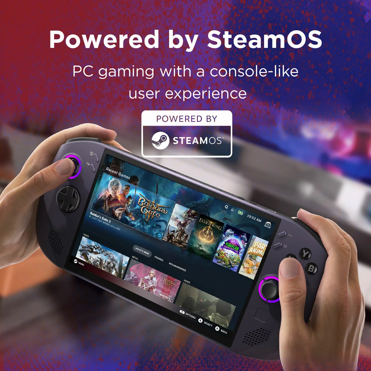Lenovo Legion Go S, AMD Ryzen Z2 Go, 16GB RAM, 1TB SSD, 8 Inch Handheld Gaming