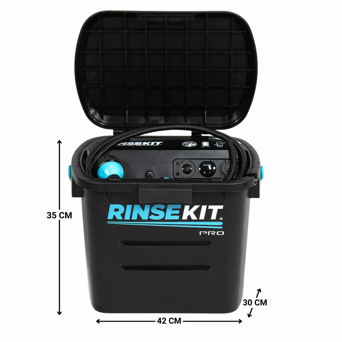 RinseKit PRO 13.2 Litre (3.5 US Gallon) Battery Powered Portable Shower