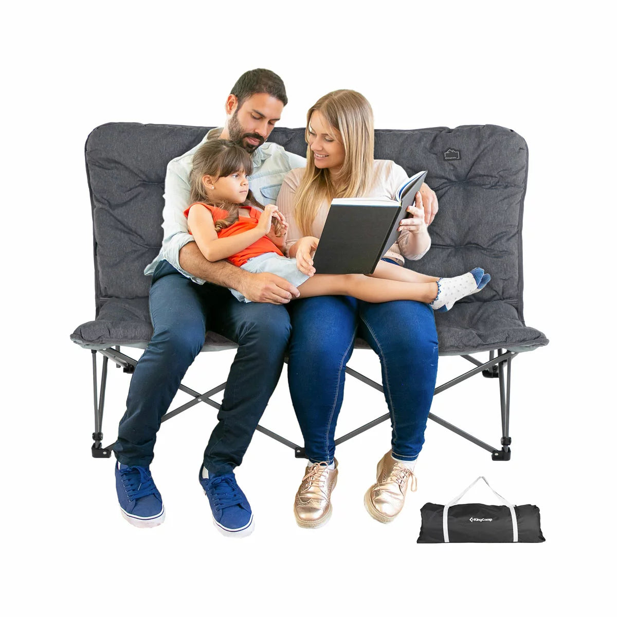 KingCamp Oversized Padded Double Camping Chair