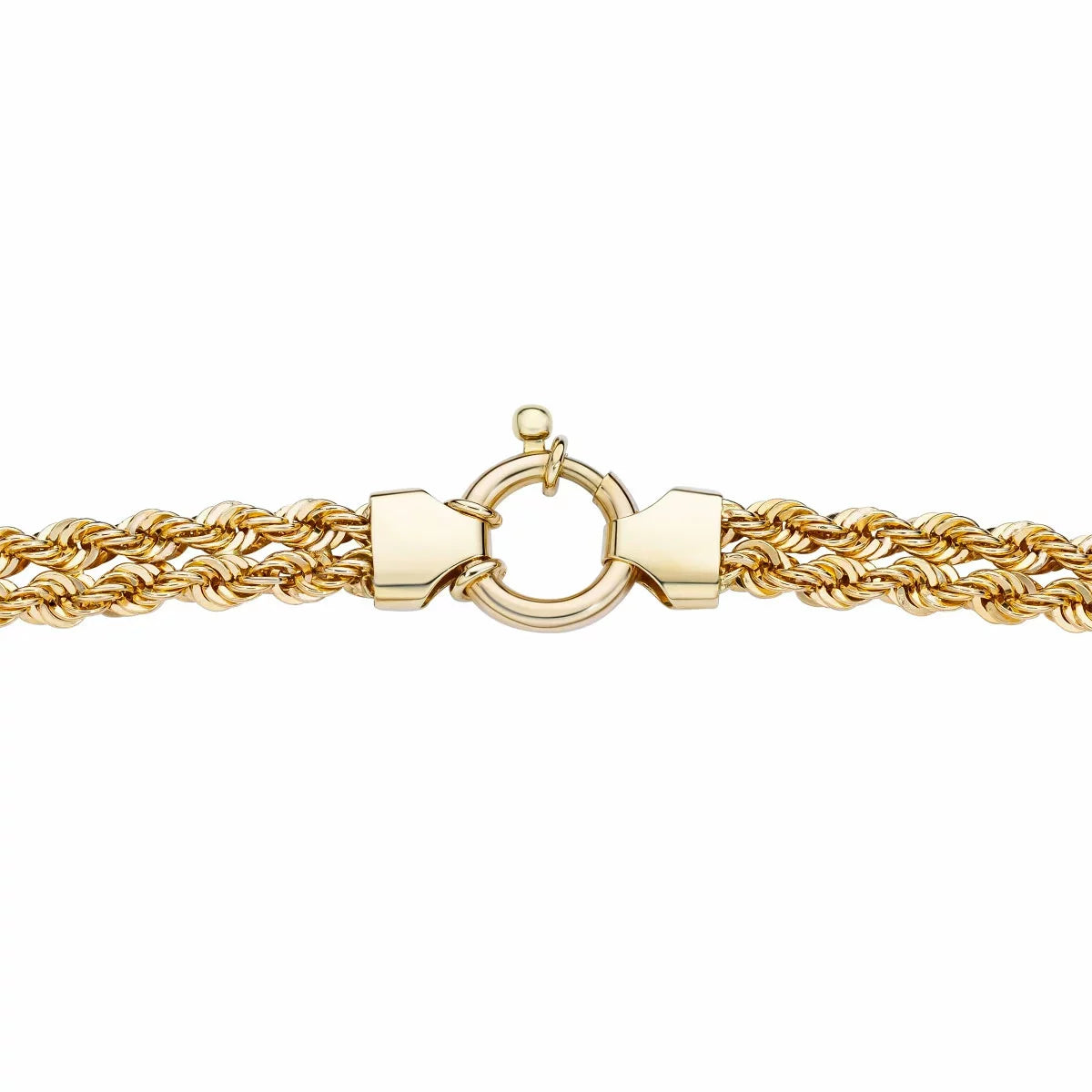 14ct Yellow Gold Double Rope Necklace