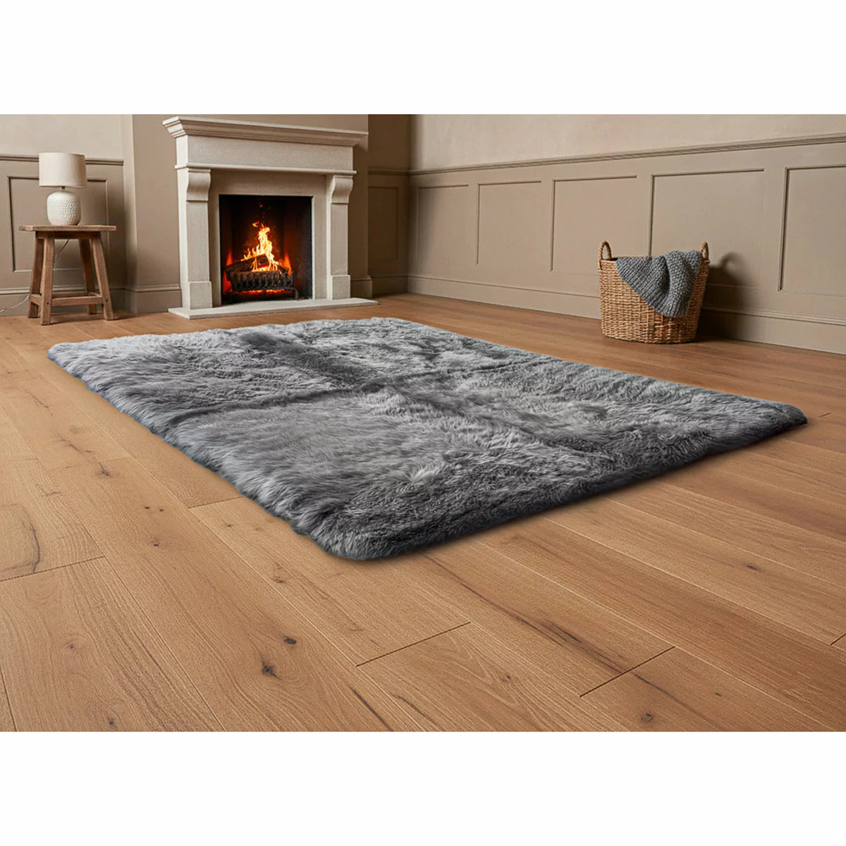 Bowron Sheepskin Area Rug, 120 x 180 cm
