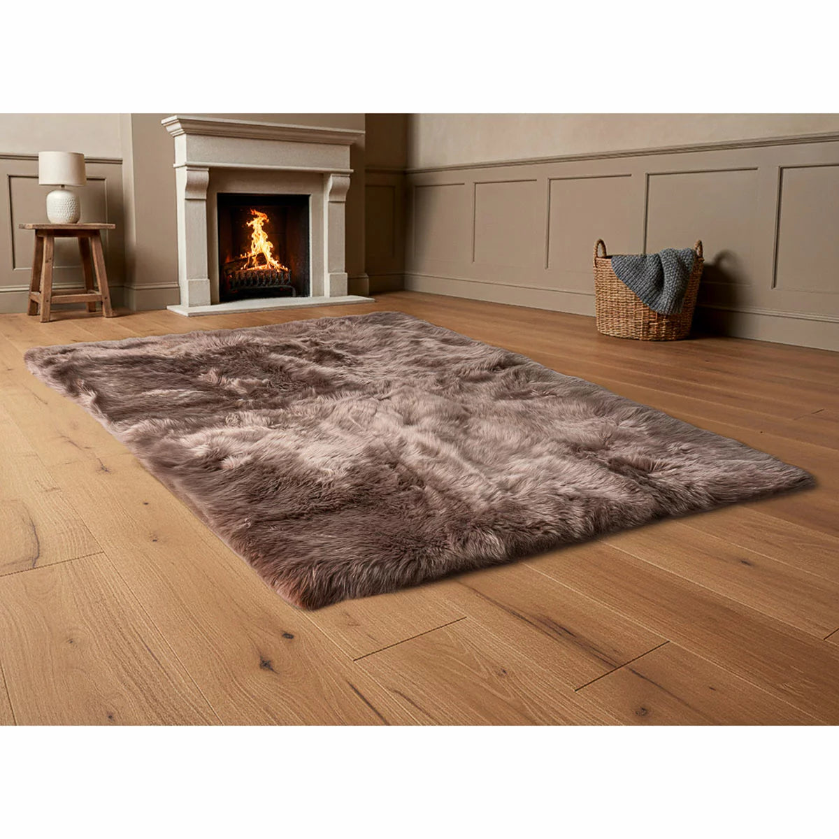 Bowron Sheepskin Area Rug, 120 x 180 cm