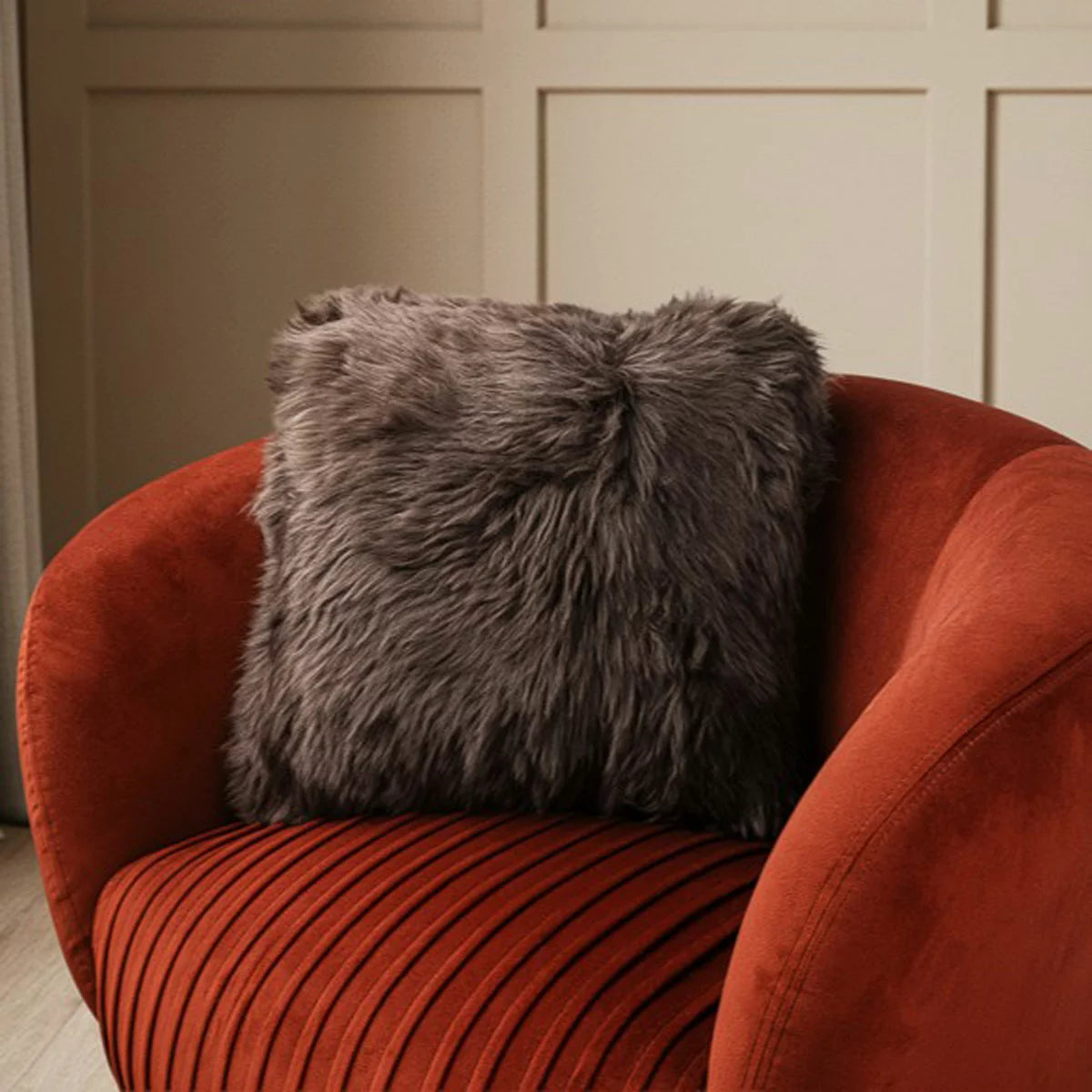 Bowron Double Sided Sheepskin Cushion, 35 x 35cm