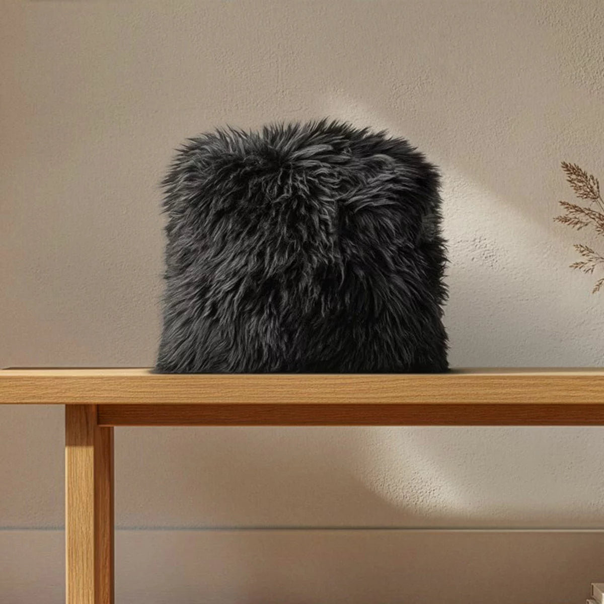 Bowron Double Sided Sheepskin Cushion, 35 x 35cm