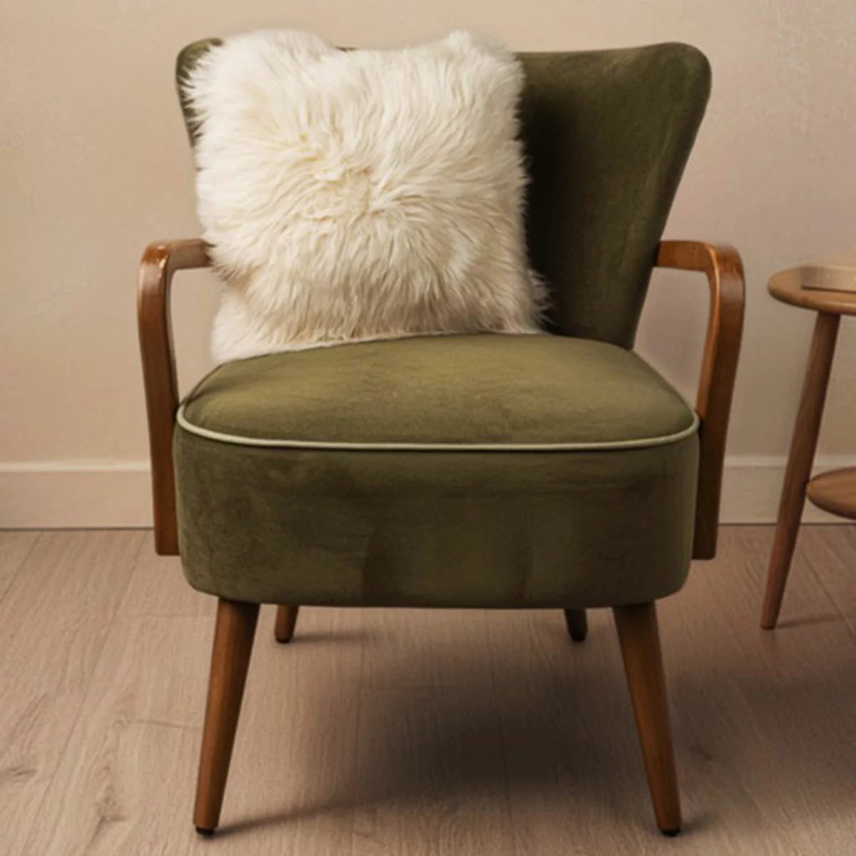 Bowron Single Sided Sheepskin Cushion, 35 x 35cm