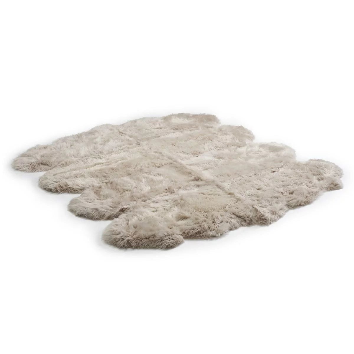 Bowron Longwool 100% Sheepskin Octo Rug, view 19