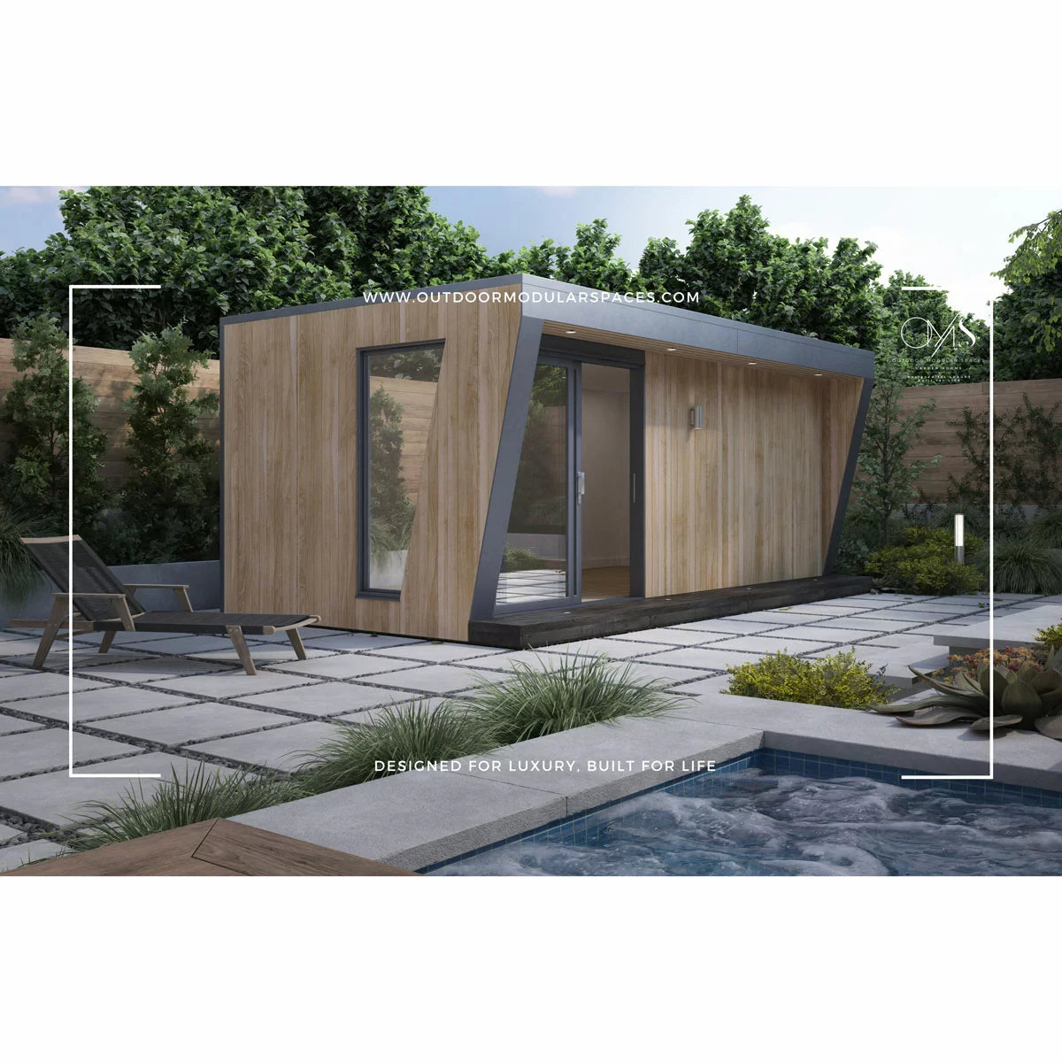 Athenia Garden Room Installed by Outdoor Modular Spaces, Available 15sqm up