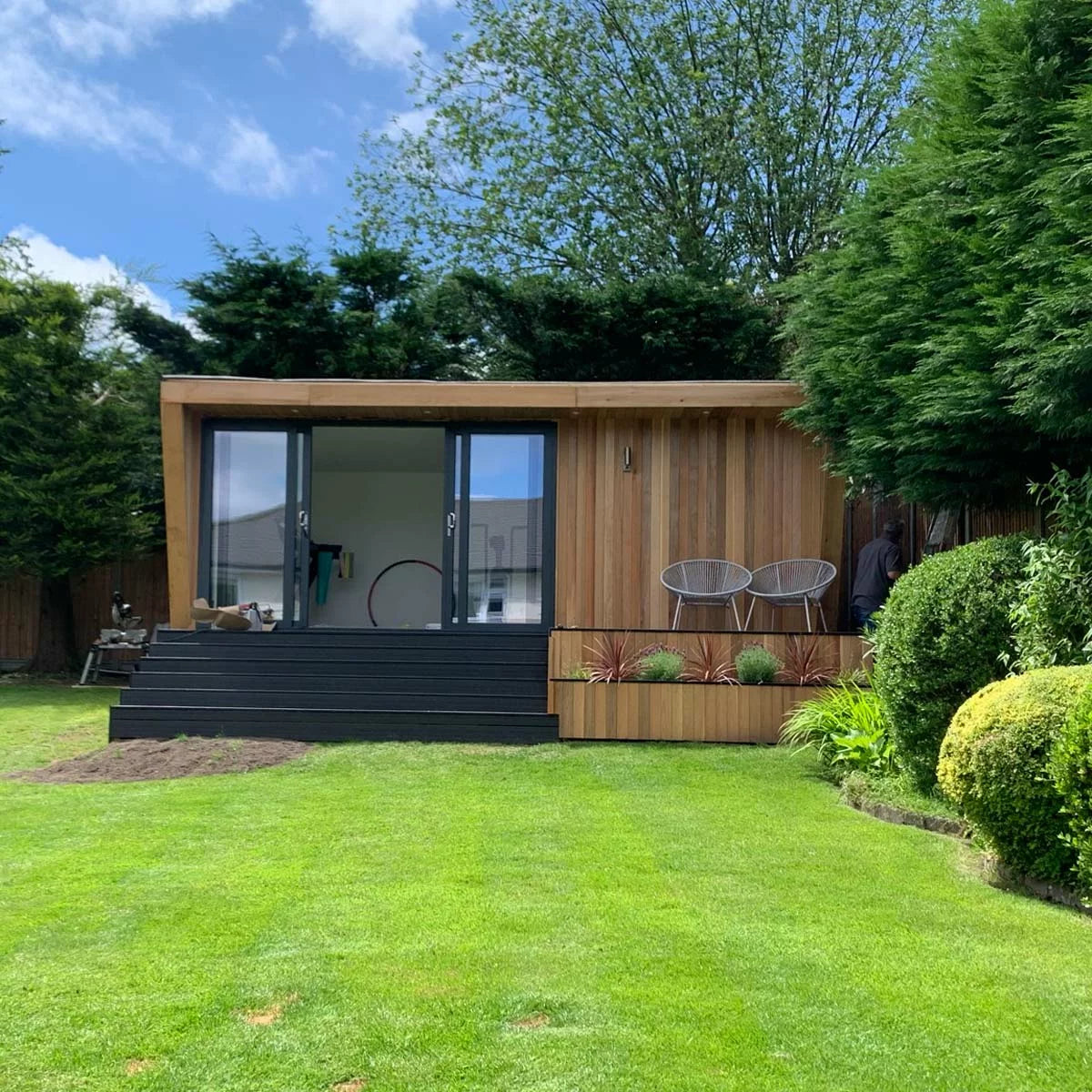 Athenia Garden Room Installed by Outdoor Modular Spaces, Available 15sqm up