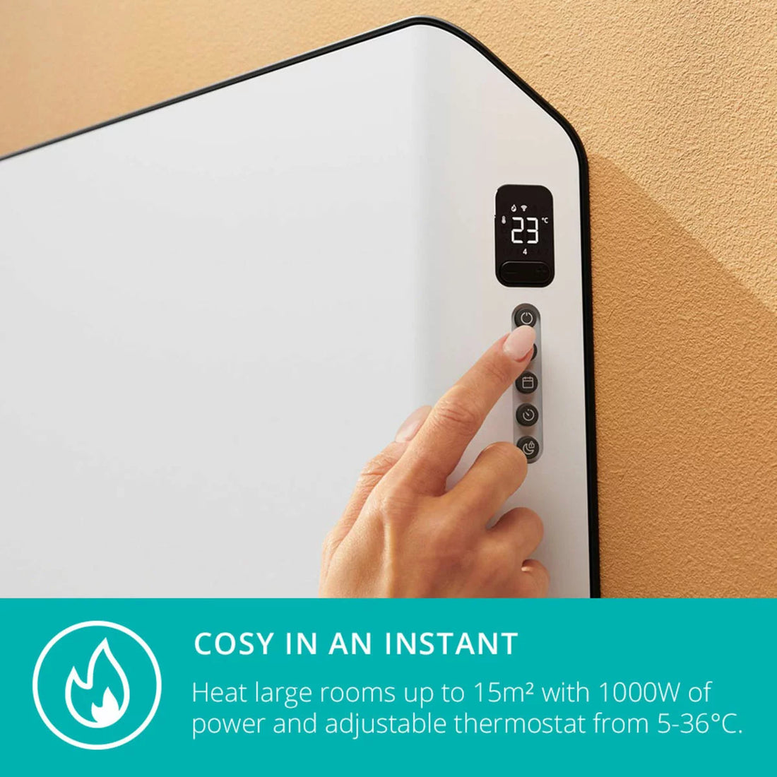 Duux Edge Smart Convector Heater Gen 2 1000W, DXCH21UK