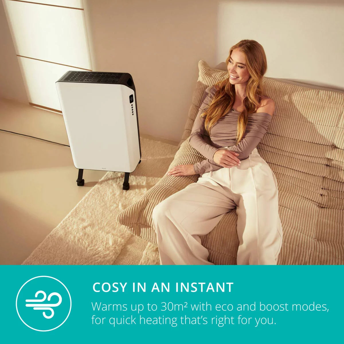 Duux Edge Oil Filled Radiator 2000W, DXOH20UK