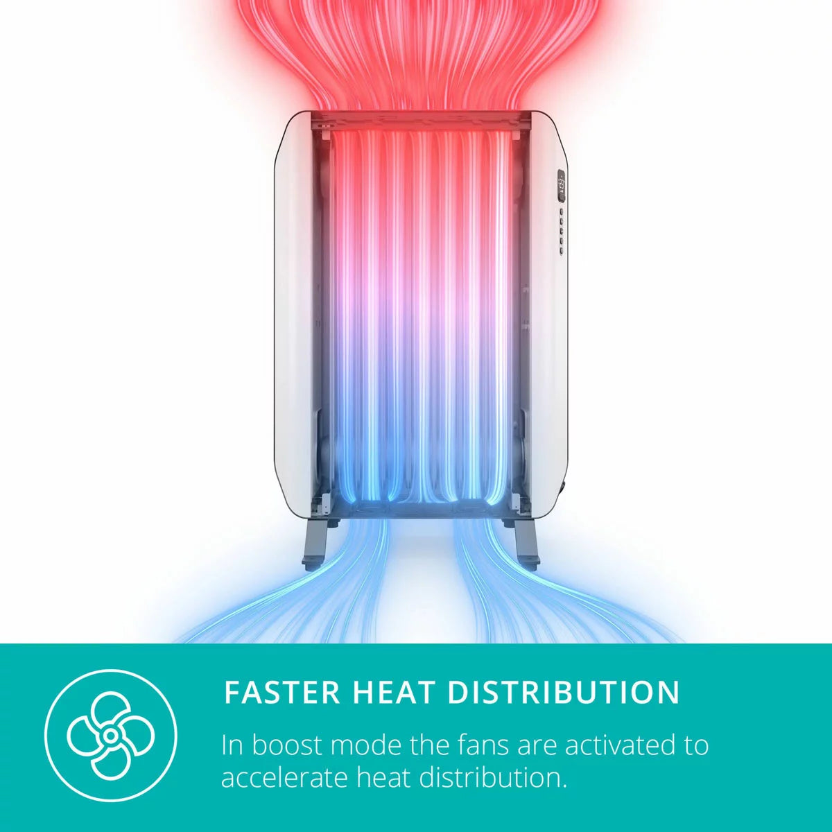 Duux Edge Oil Filled Radiator 2000W, DXOH20UK