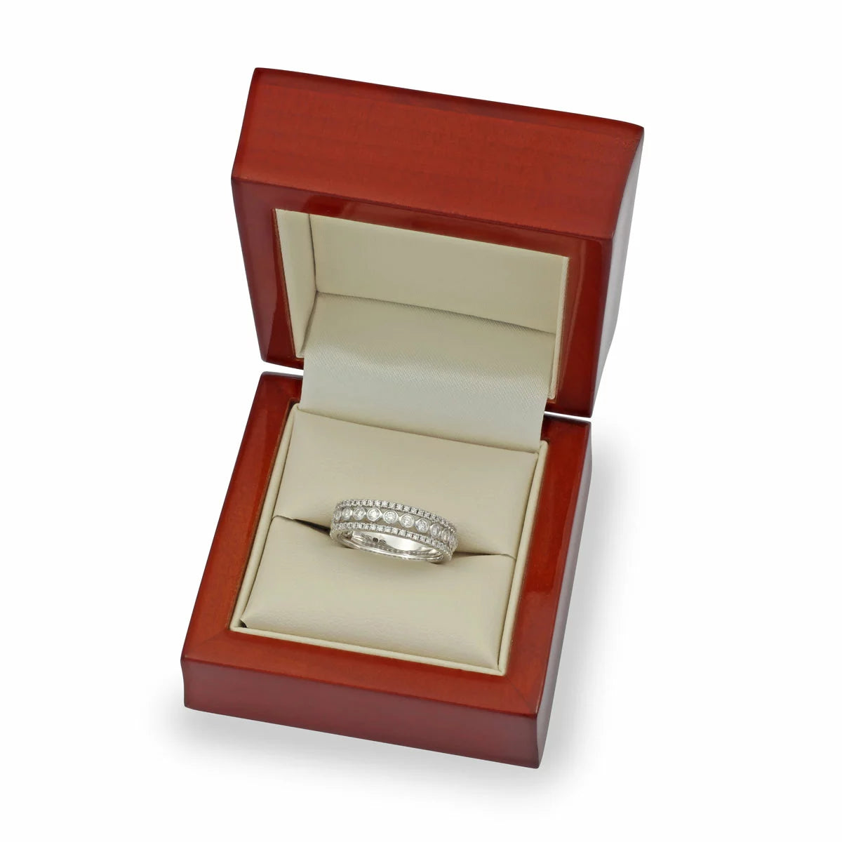 0.60ctw Round Brilliant Cut Diamond Ring, 18ct White Gold