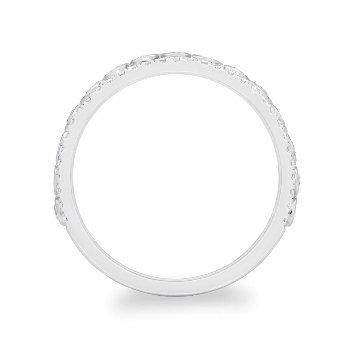 0.60ctw Round Brilliant Cut Diamond Ring, 18ct White Gold