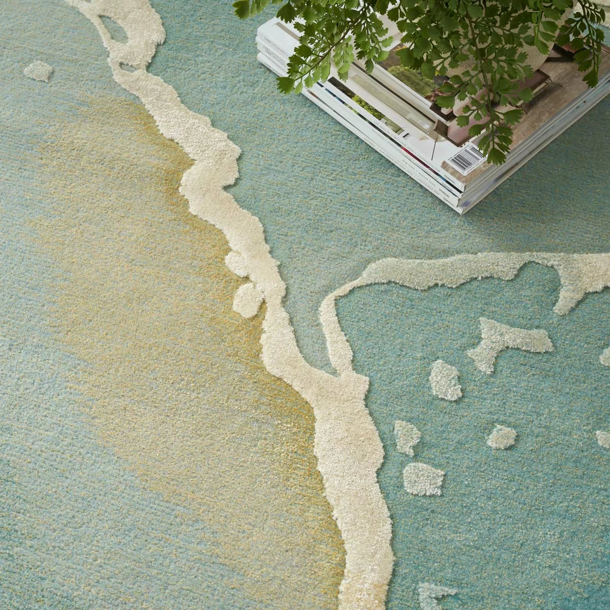 Prismatic Grey Seafoam Rug in 4 Sizes