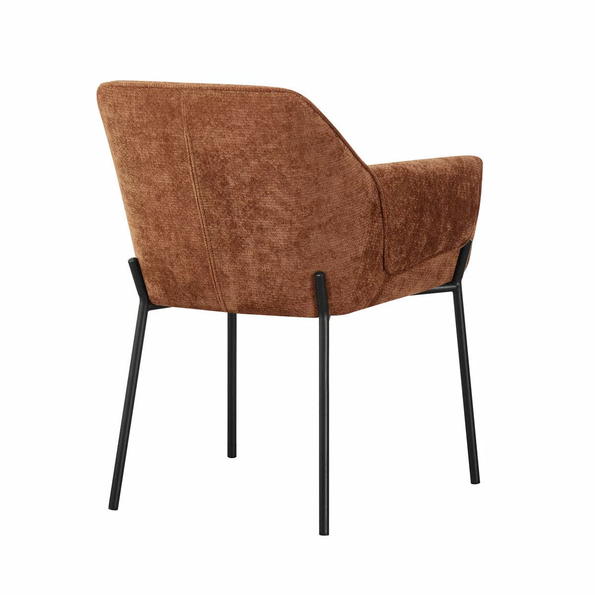 Manila Orange Fabric Dining Chair, 2 Pack