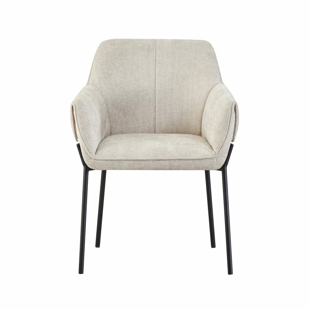 Manila Natural Fabric Dining Chair, 2 Pack
