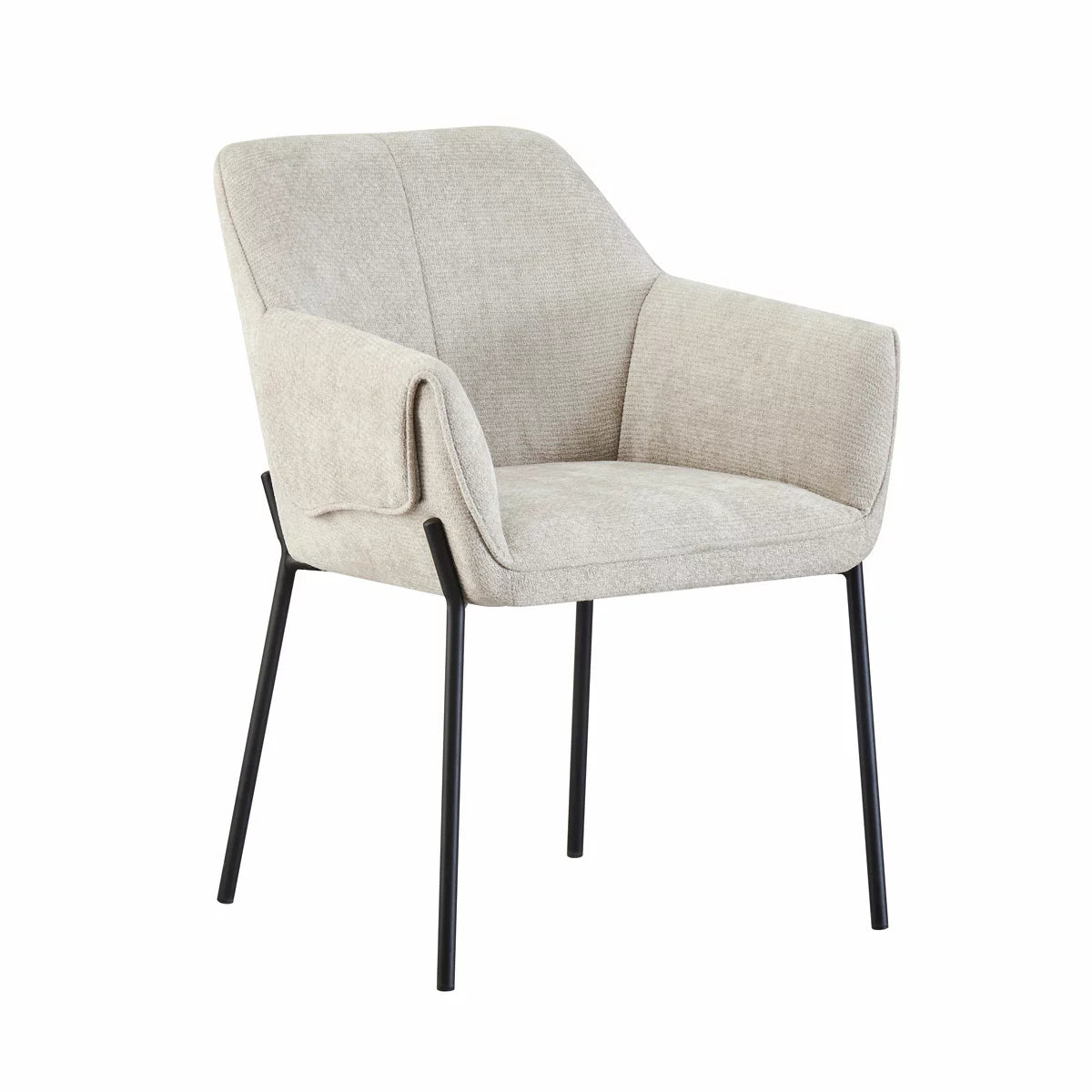 Manila Natural Fabric Dining Chair, 2 Pack