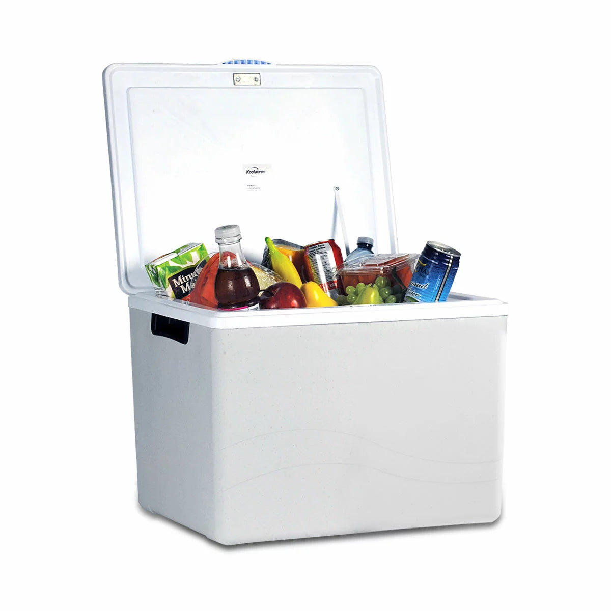 Koolatron 12V Electric Cooler 34L, Cool/Warm Box with Adjustable Strap in Grey