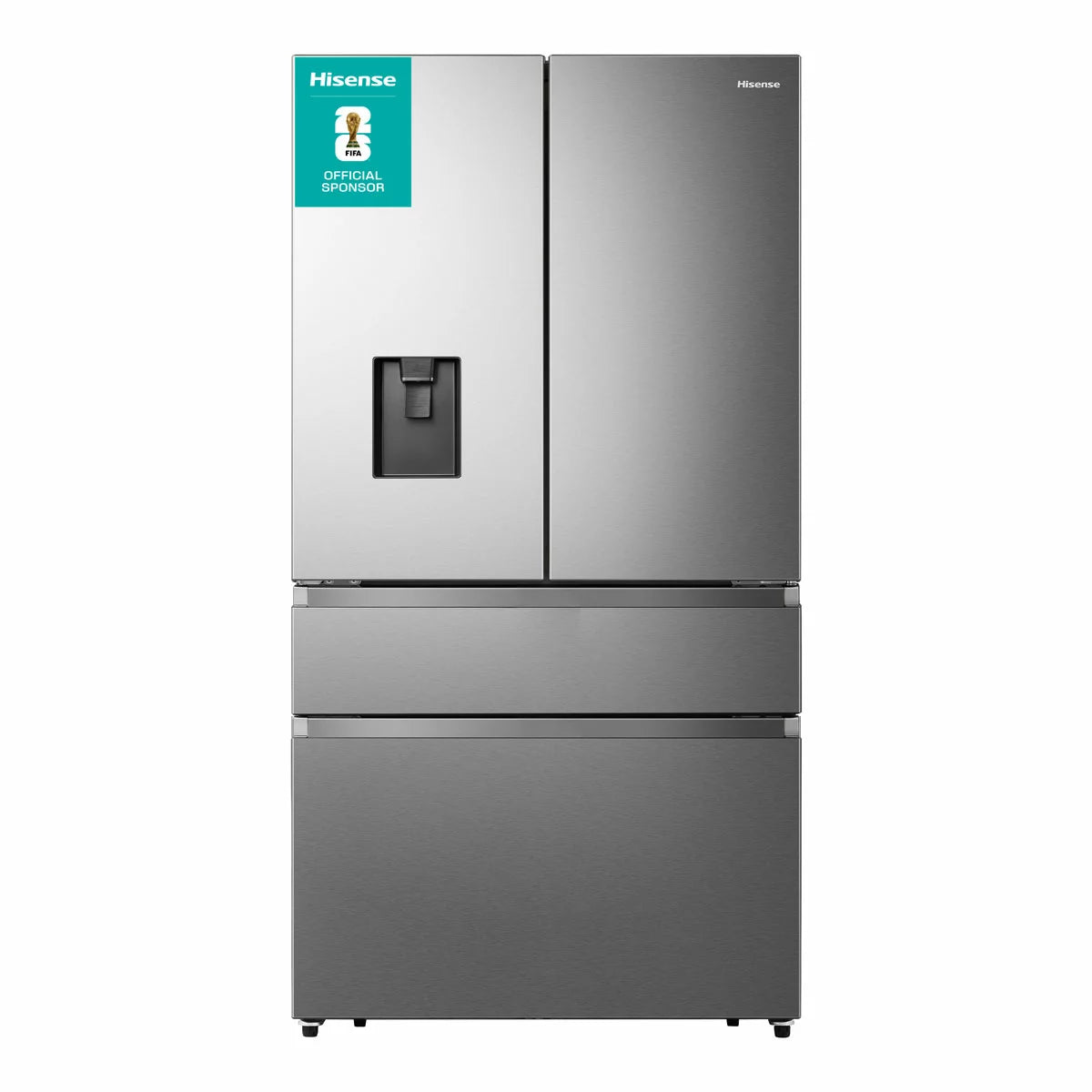 Hisense RF749N4SWSE, Multidoor Fridge Freezer, E Rated in Stainless Steel