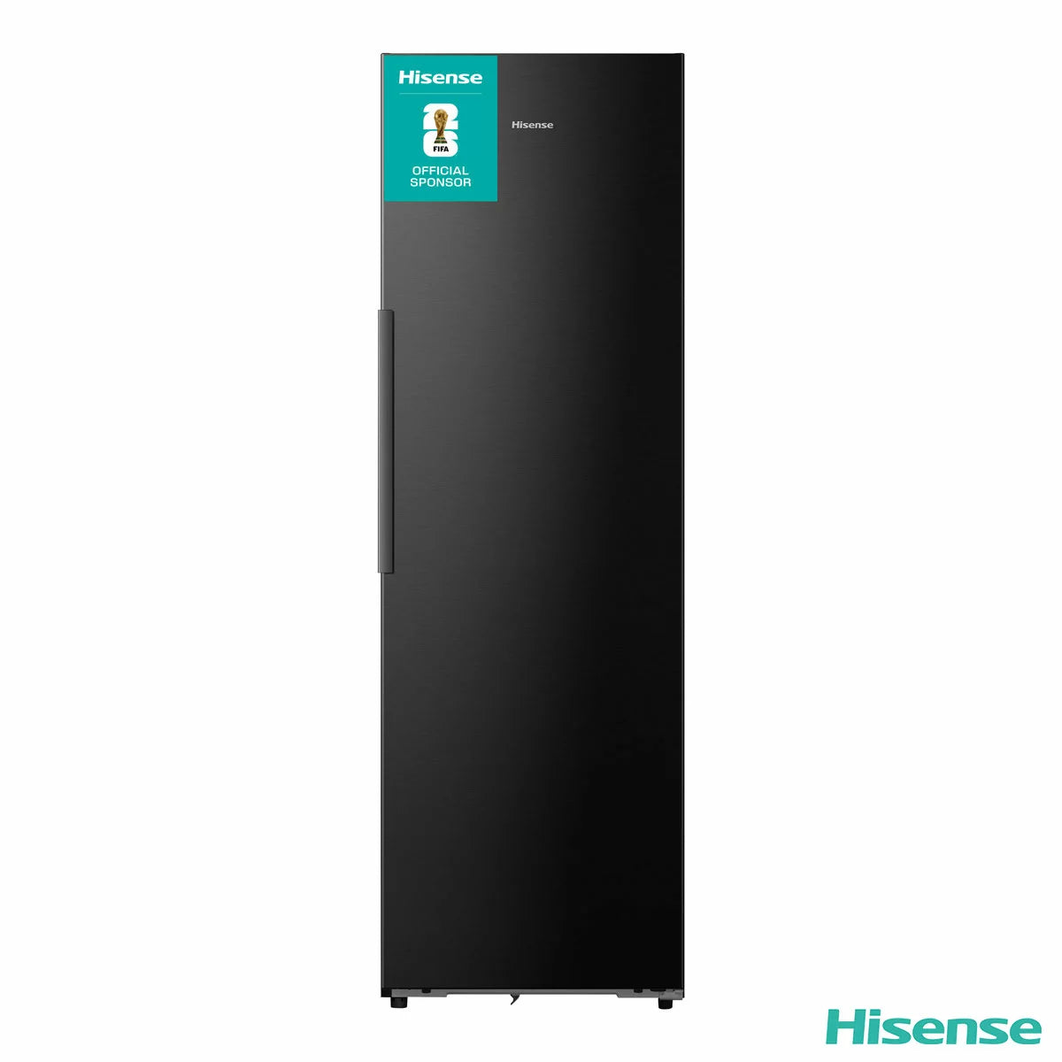 Hisense FT5K310GSFC KitchenFit Upright Freezer, C Rated in Black Steel