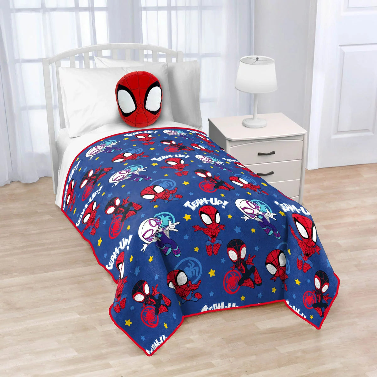Disney Character Blanket & Nogginz Cushion Set, in 2 Designs