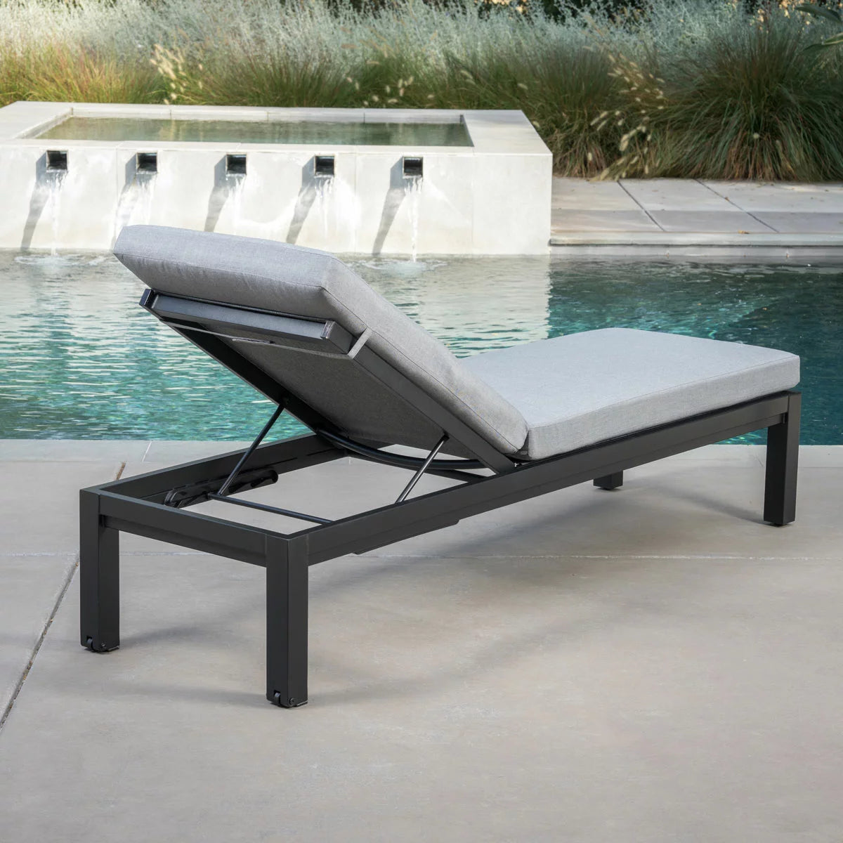 SunVilla Cinder Cushioned Chaise Lounger - Set of 2