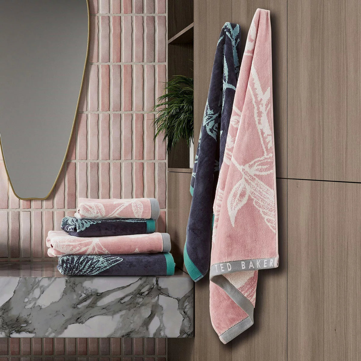 Ted Baker Bath & Hand Towel Bundle, in 4 Designs