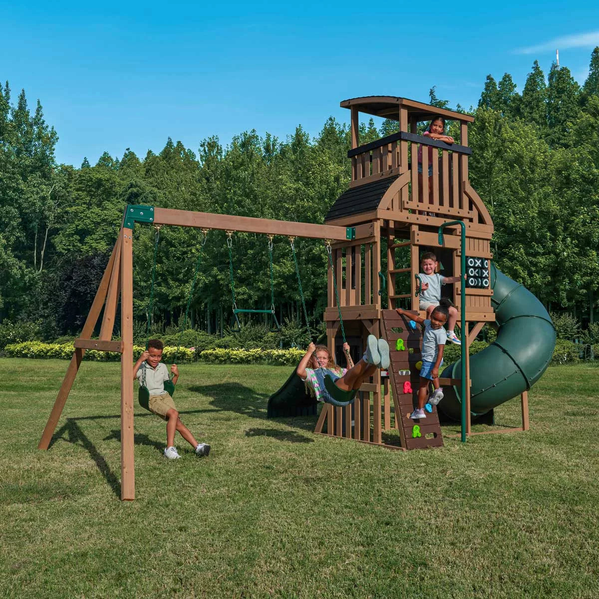 KidKraft Summit Vista Playcentre and Swing Set (3-10 Years)