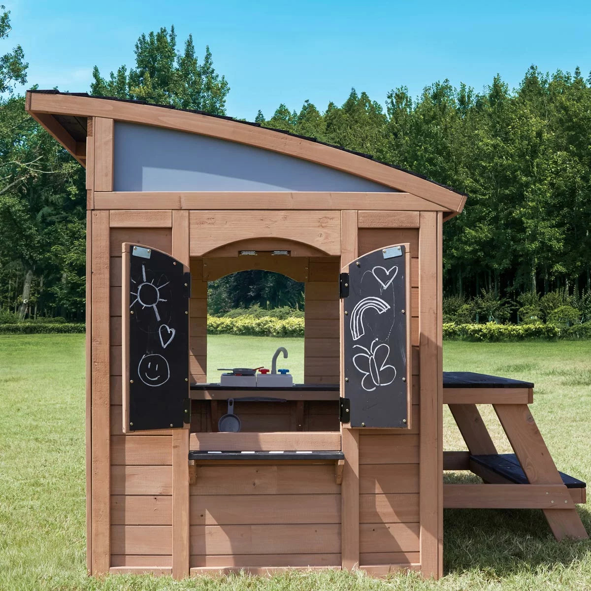 KidKraft Sunny Bluff Outdoor Playhouse (3-10 Years)