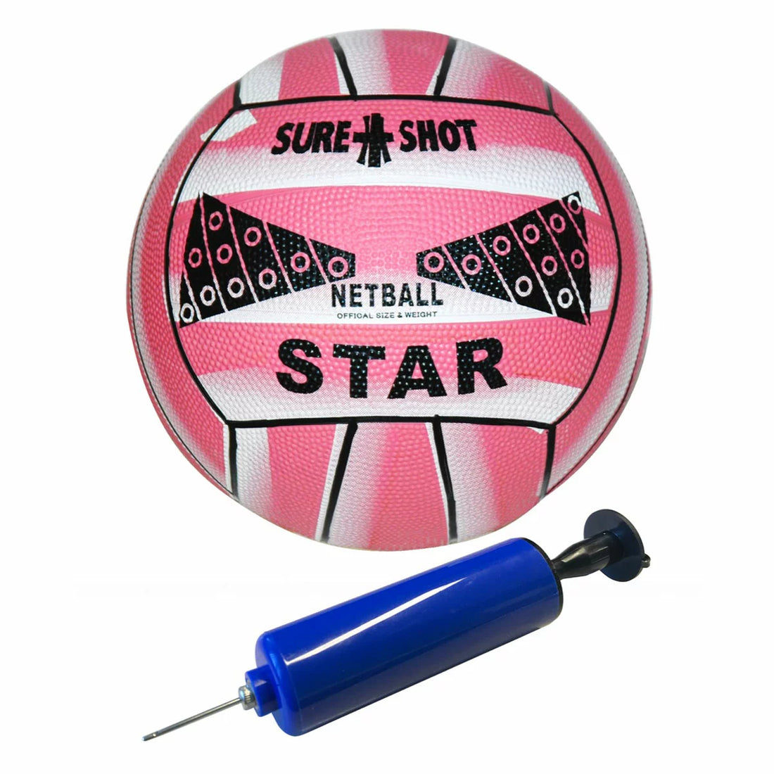 Sure Shot 10ft (3.05m) Easiplay Junior Netball Unit in Grey with Padding (5-12