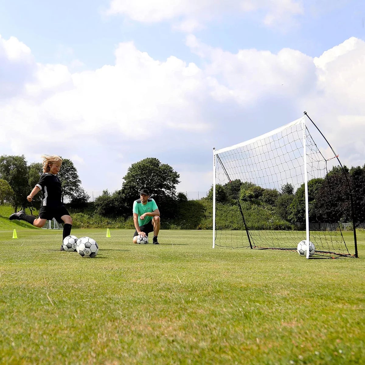 Quickplay Kickster Portable Football Training Set In 2 Sizes, view 16