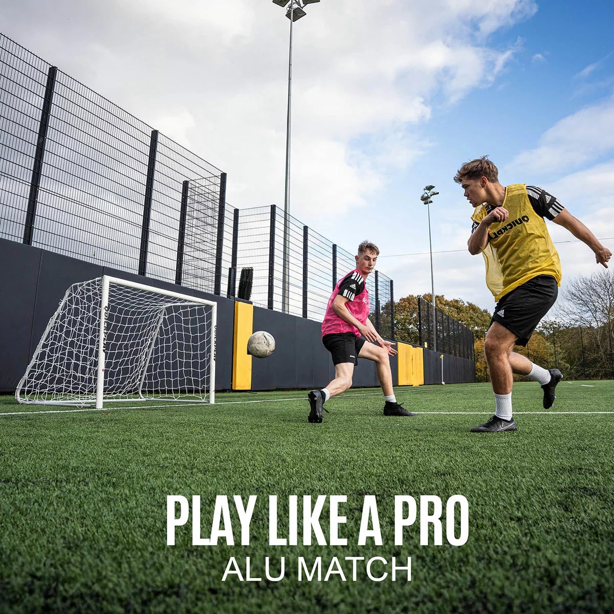 Quickplay Pro Alu Match Football Goal in 3 Sizes, view 6