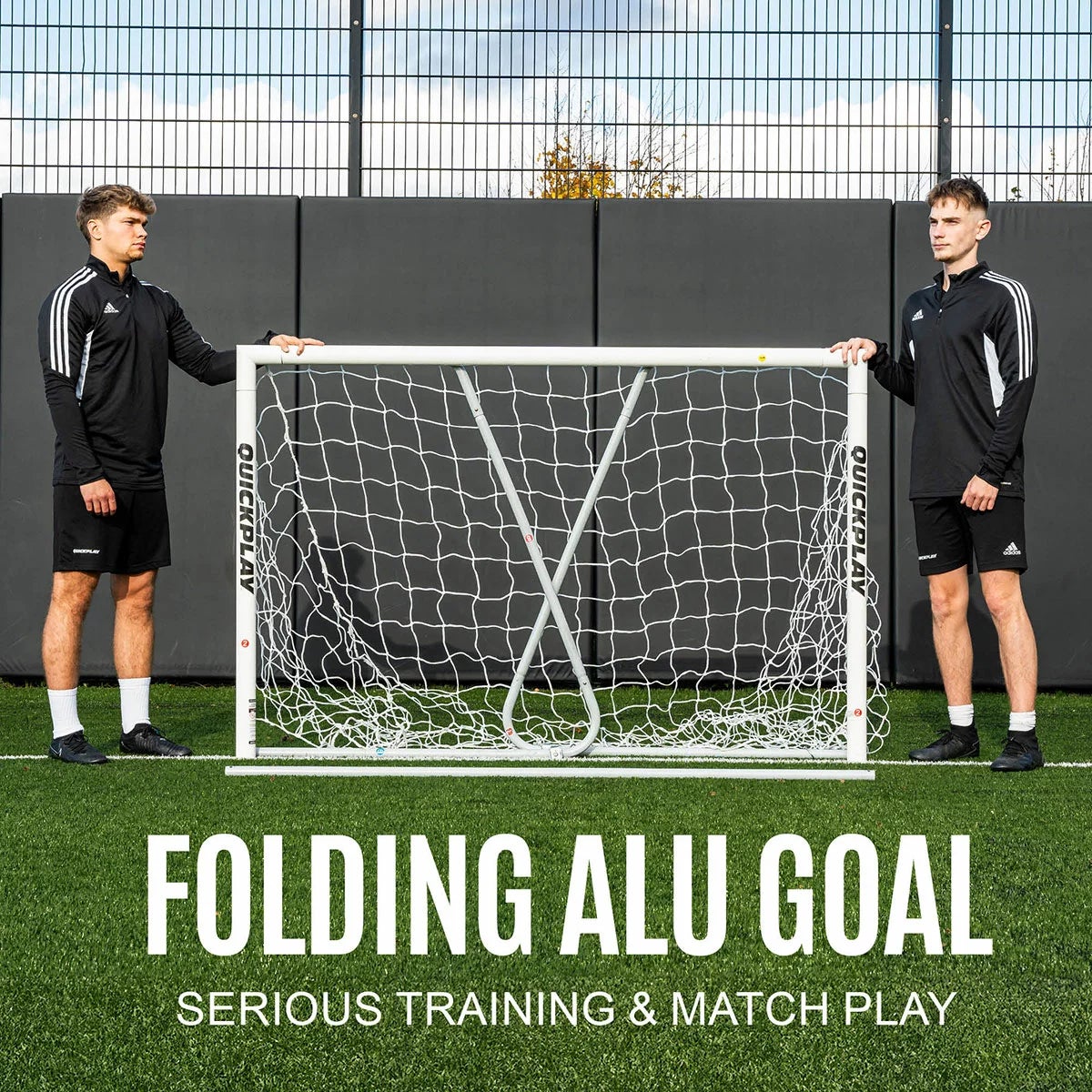 Quickplay Pro Alu Match Football Goal in 3 Sizes, view 5