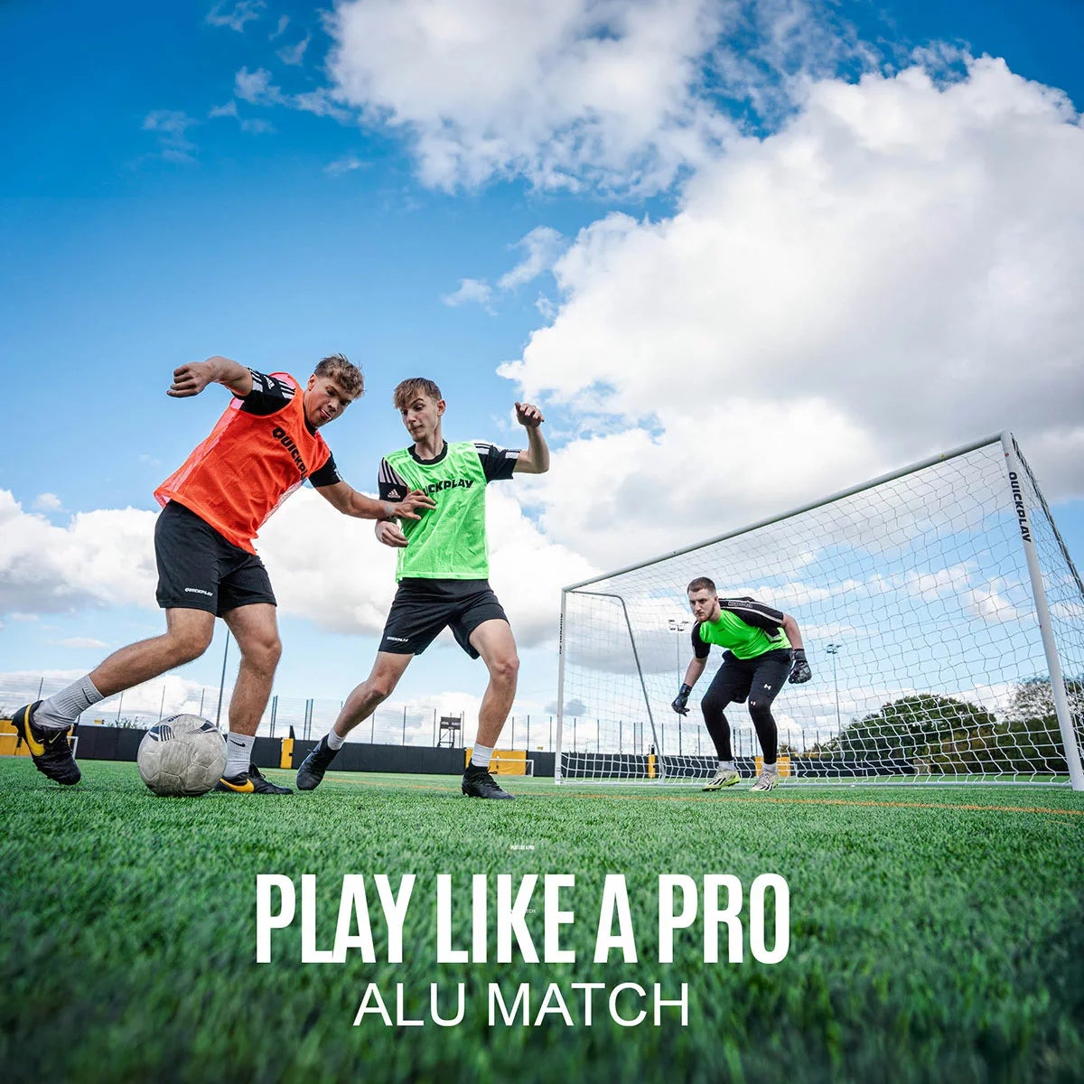 Quickplay Pro Alu Match Football Goal in 3 Sizes, view 22