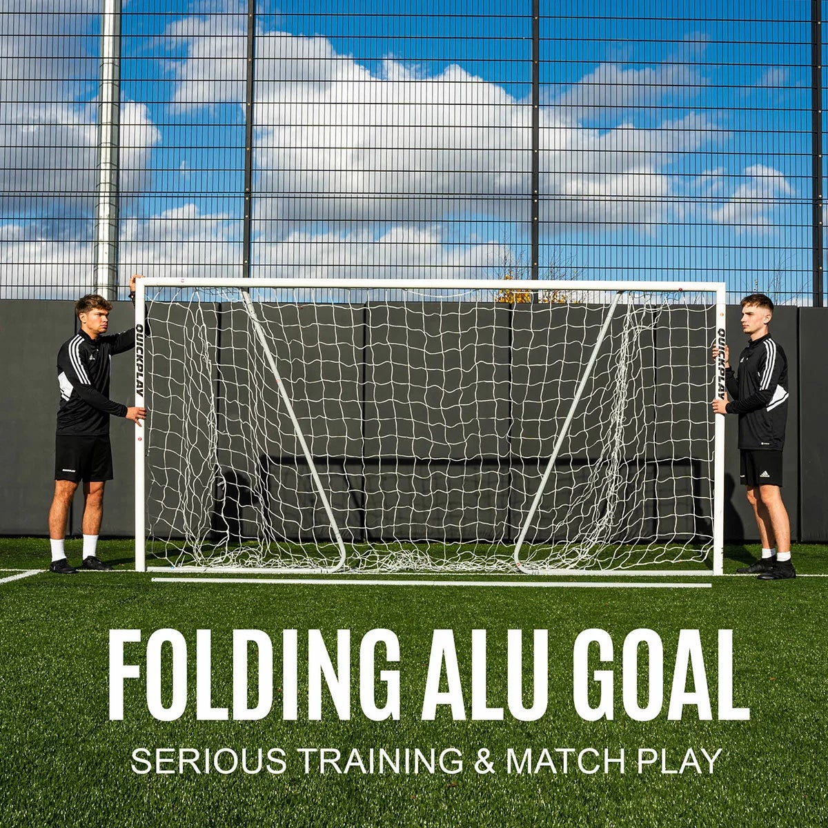 Quickplay Pro Alu Match Football Goal in 3 Sizes, view 21
