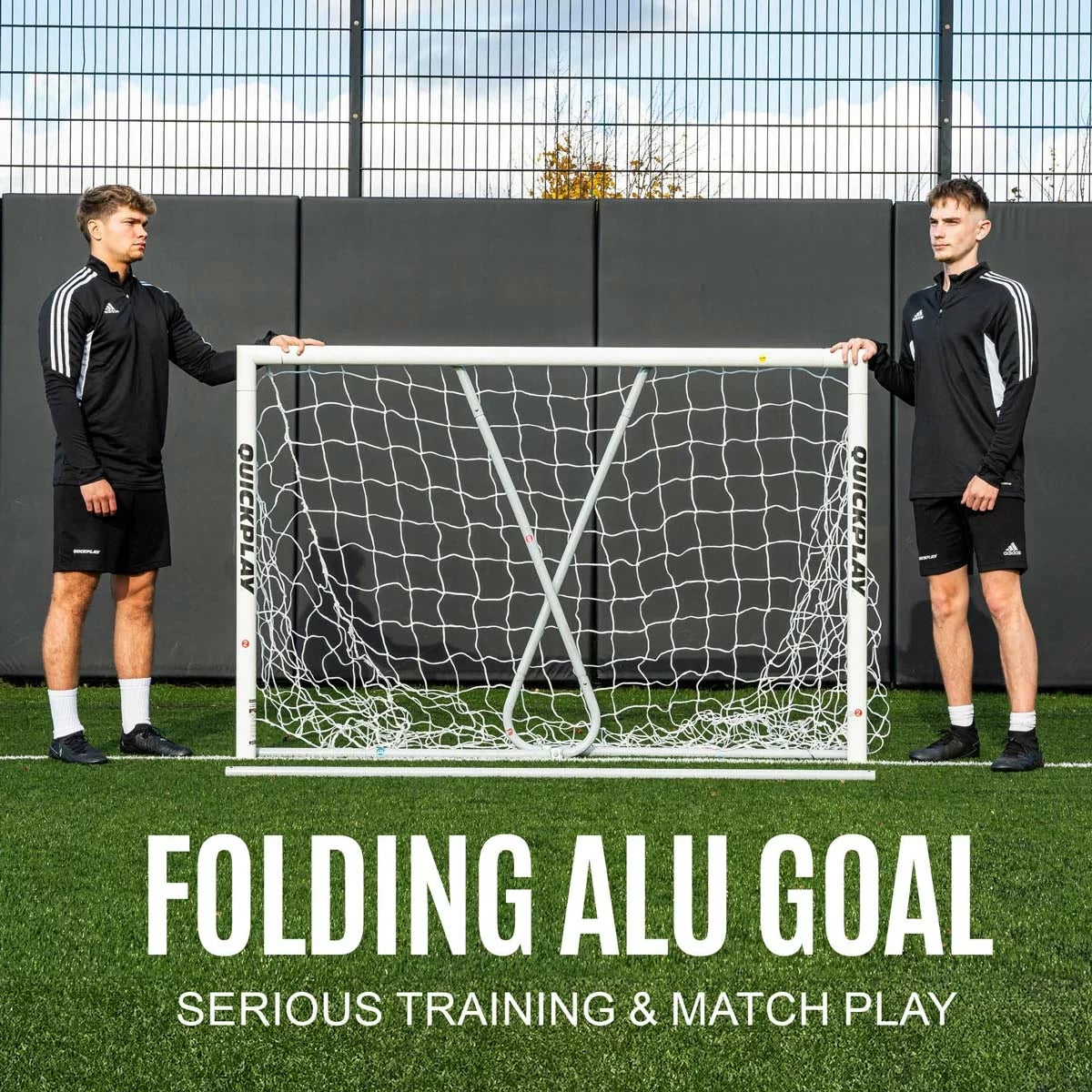 Quickplay Pro Alu Match Football Goal in 3 Sizes, view 13