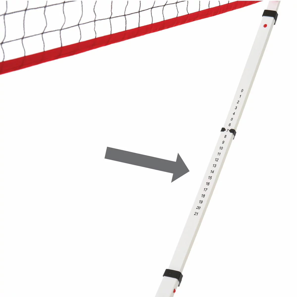 Penn Premium Easy Setup Badminton Set with 4 Rackets and 2 Shuttlecocks