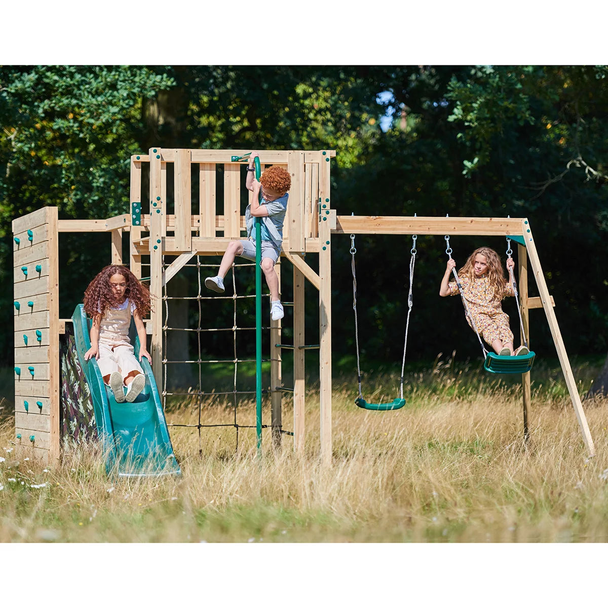 Plum Wooden Climbing Cube XL With Swing Arm (3+ Years)