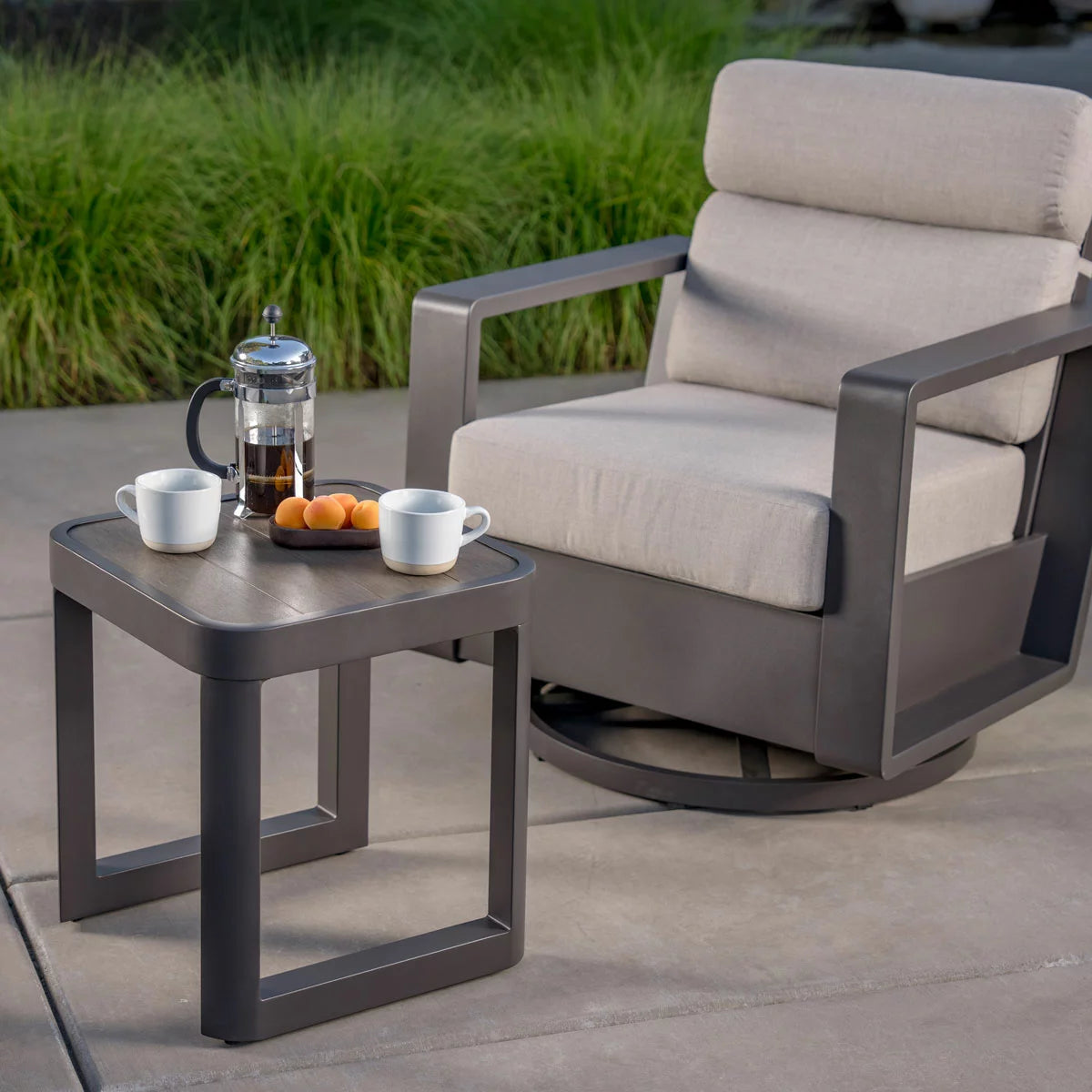 SunVilla Archer 3 Piece Deep Seating Bistro Set + Cover