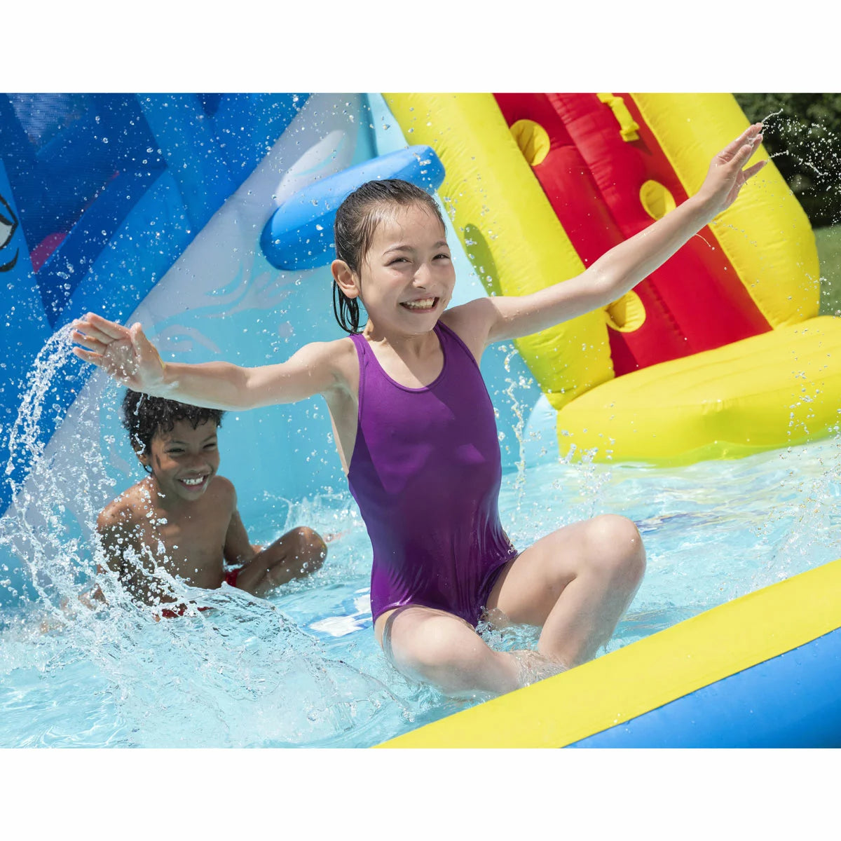H2OGO! Whales 'n Waves Kids Inflatable Mega Water Park (5+ Years)