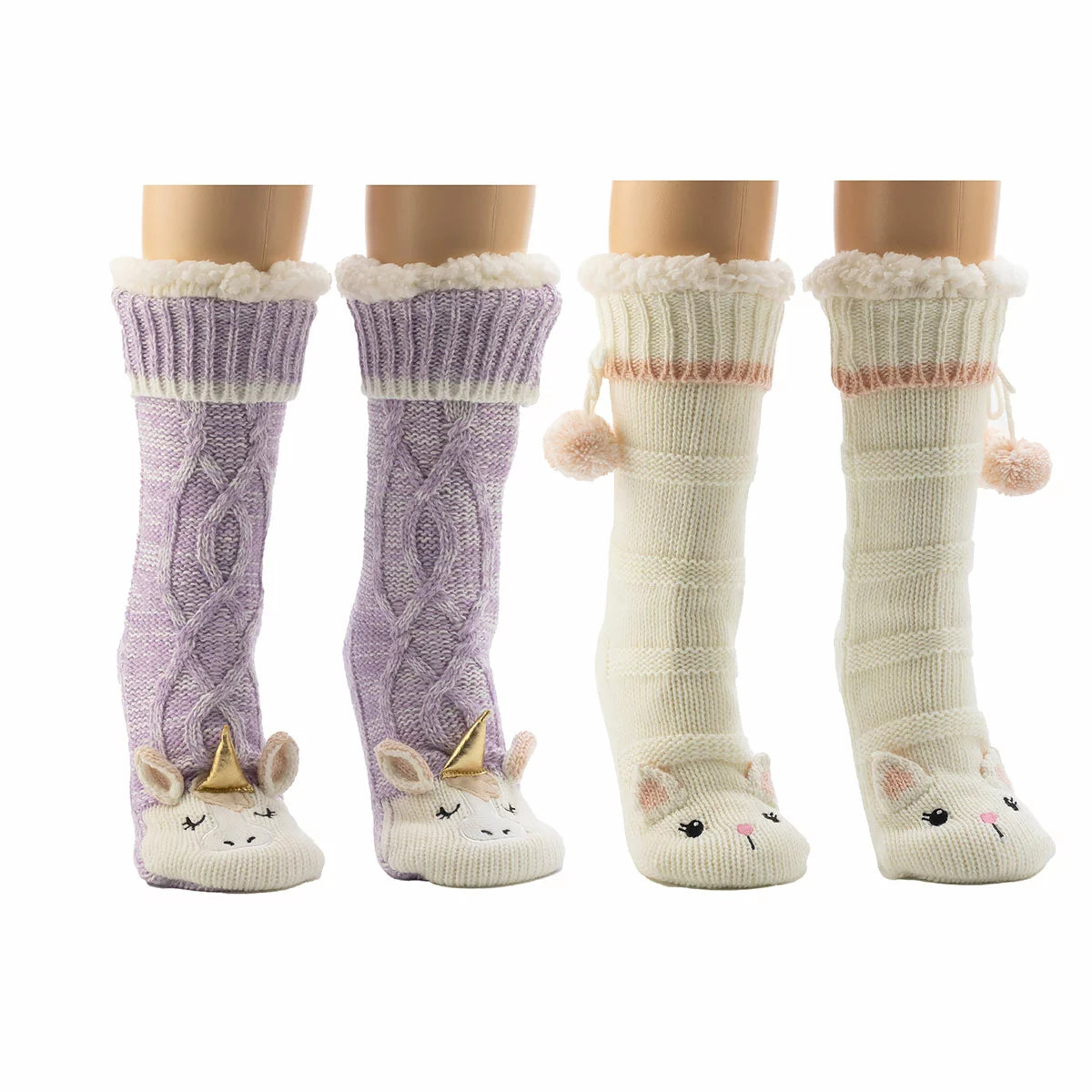 Jane & Bleecker Ladies Critter Sock, 2 Pack