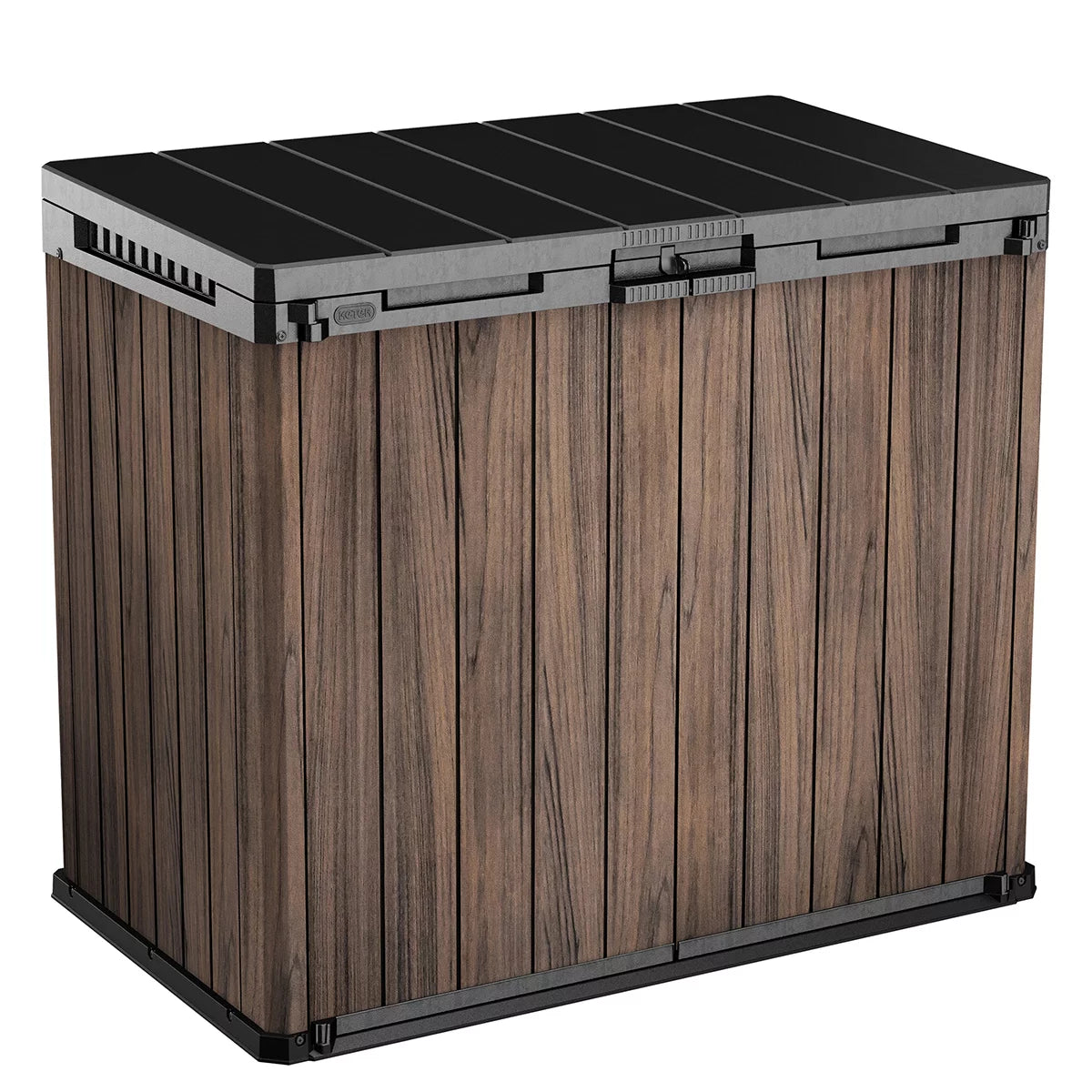 Keter Rosewood 4ft 7" x 2ft 8" (1.4 x 0.82m) 1, 150 Litre Horizontal Storage