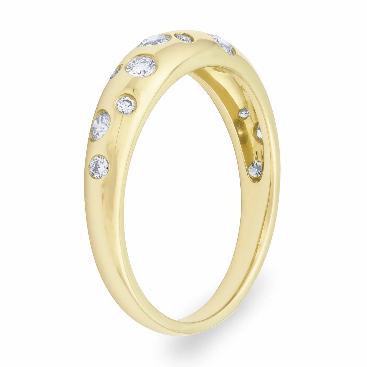 0.40ctw Round Brilliant Cut Diamond Ring, 14ct Yellow Gold