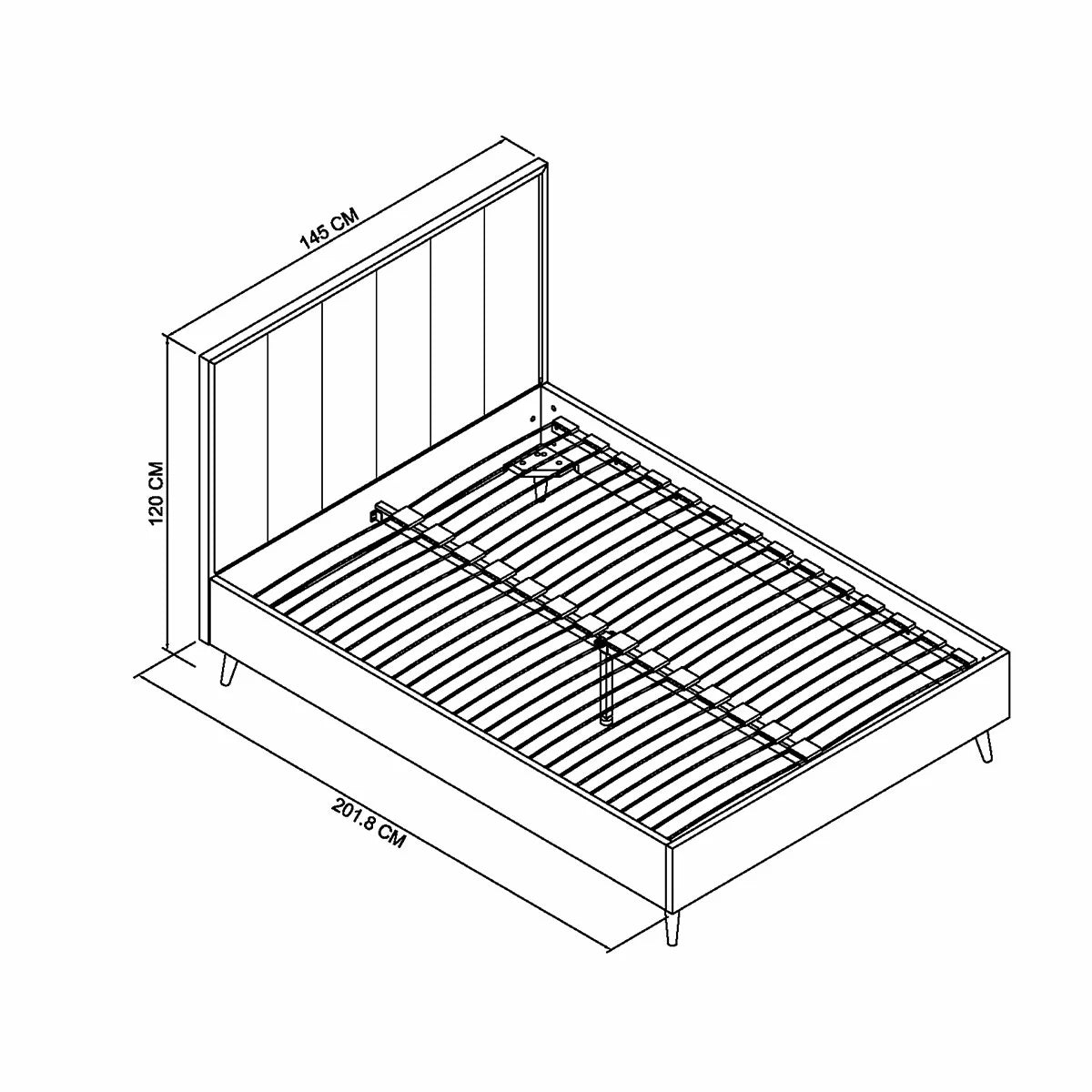 Bentley Designs Sienna Fumed Oak & Peppercorn Bed Frame in 3 Sizes
