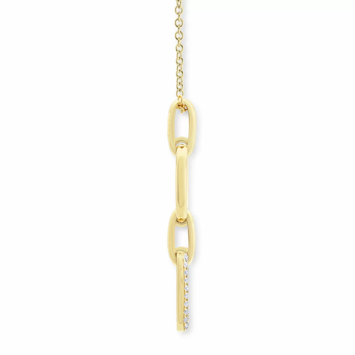 0.15ctw Round Brilliant Cut Diamond Pendant, 14ct Yellow Gold