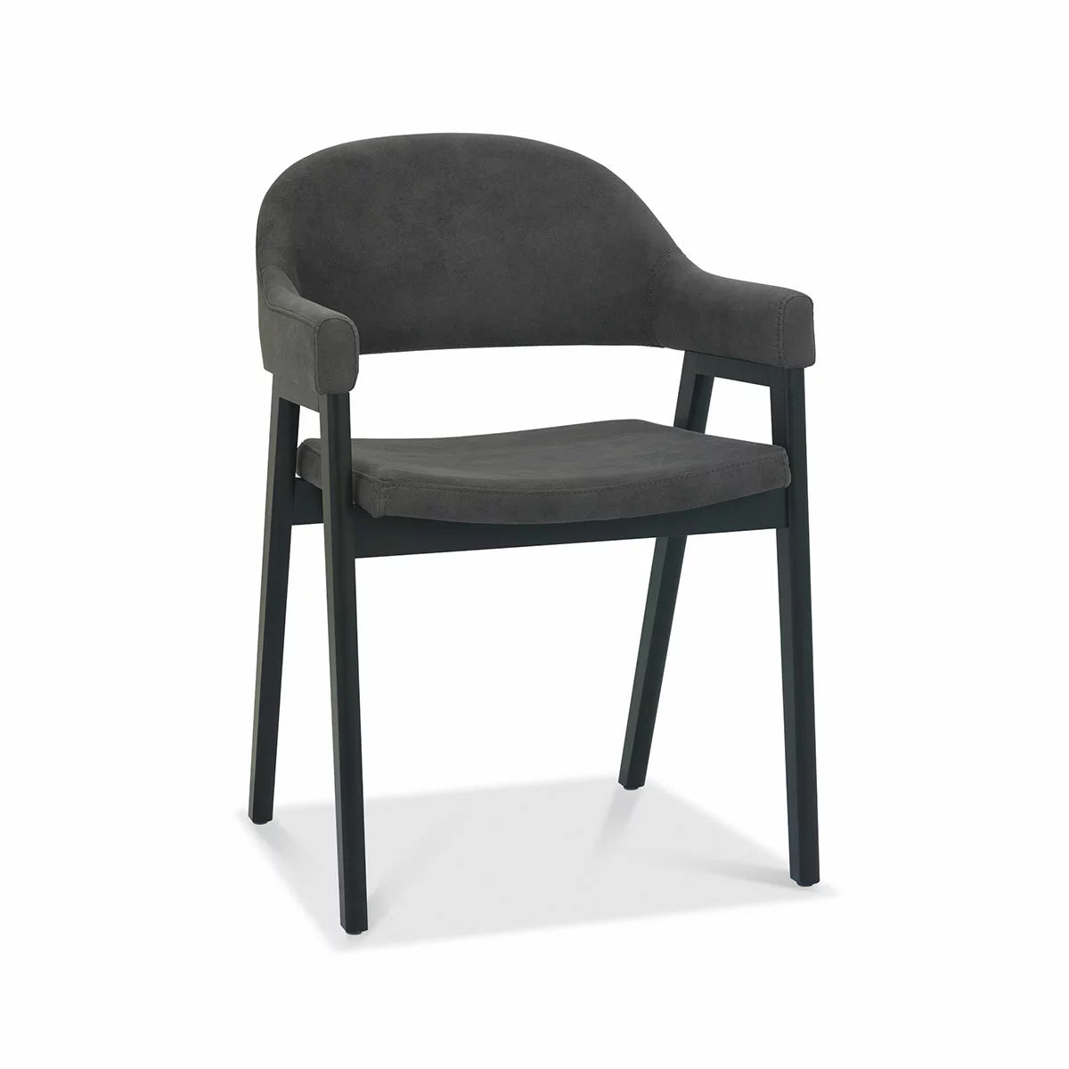Bentley Designs Camden Peppercorn Grey Fabric Armchair, 2 Pack