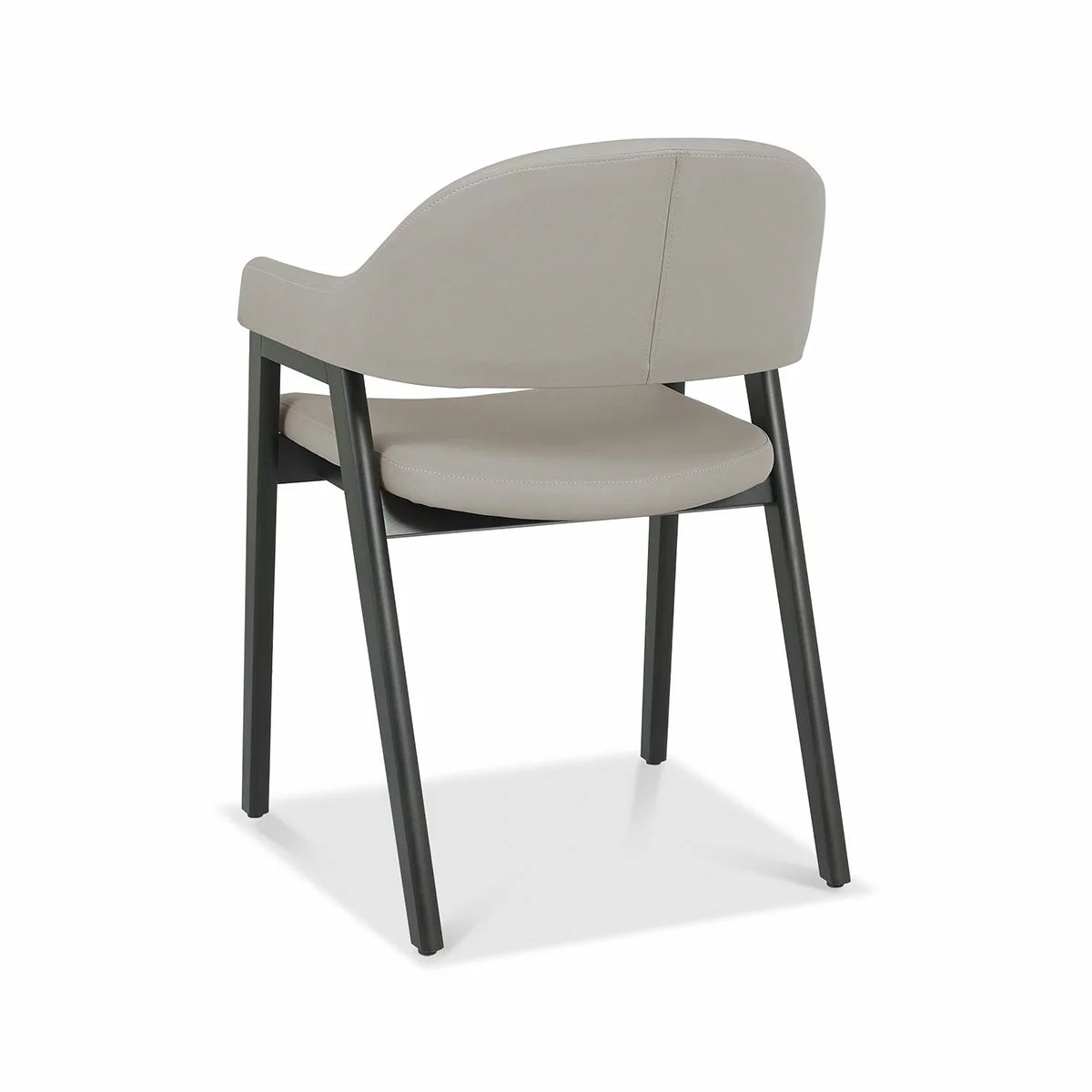 Bentley Designs Camden Peppercorn Grey Leather Armchair, 2 Pack, view 5