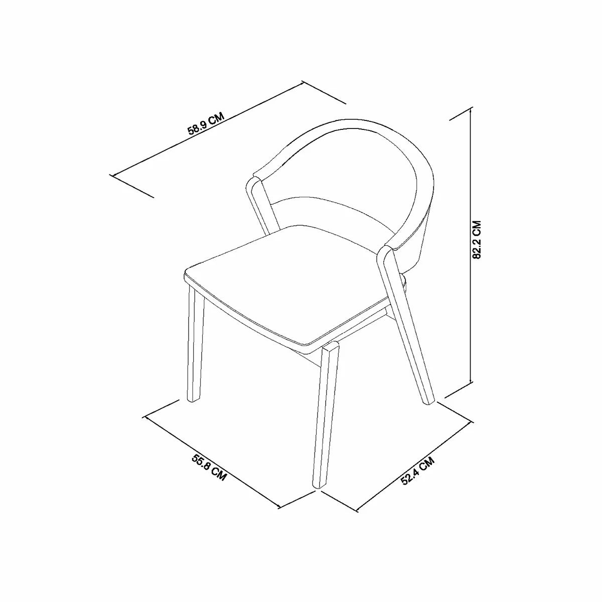 Bentley Designs Camden Peppercorn Grey Fabric Dining Chair, 2 Pack, view 2
