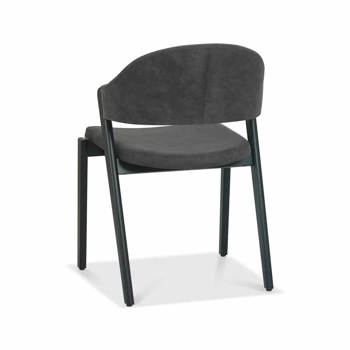 Bentley Designs Camden Peppercorn Grey Fabric Dining Chair, 2 Pack, view 4